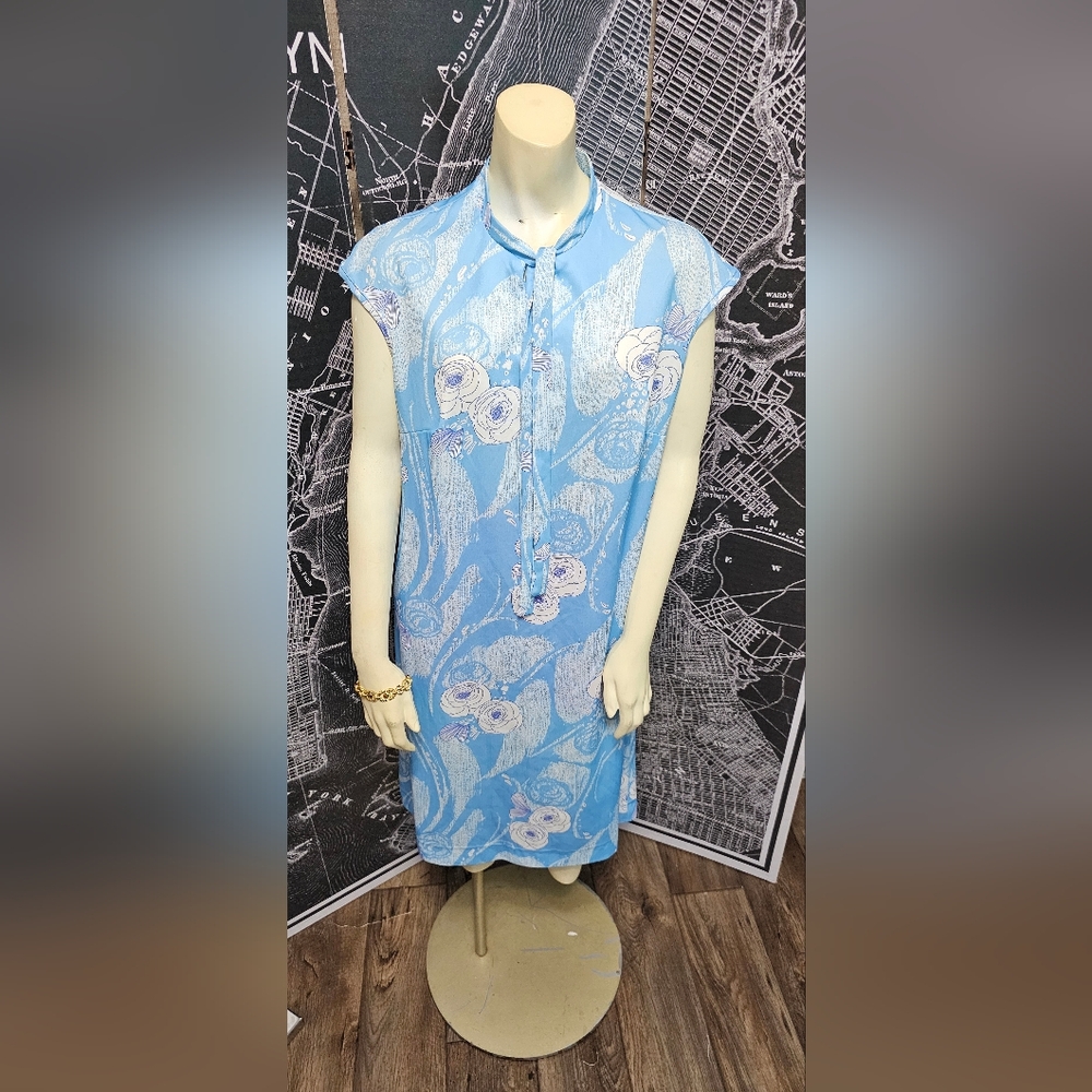 Handmade Modest Cottage Style Polyester A Line Vintage Dress